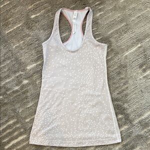 Lululemon racerback tank top polka dot